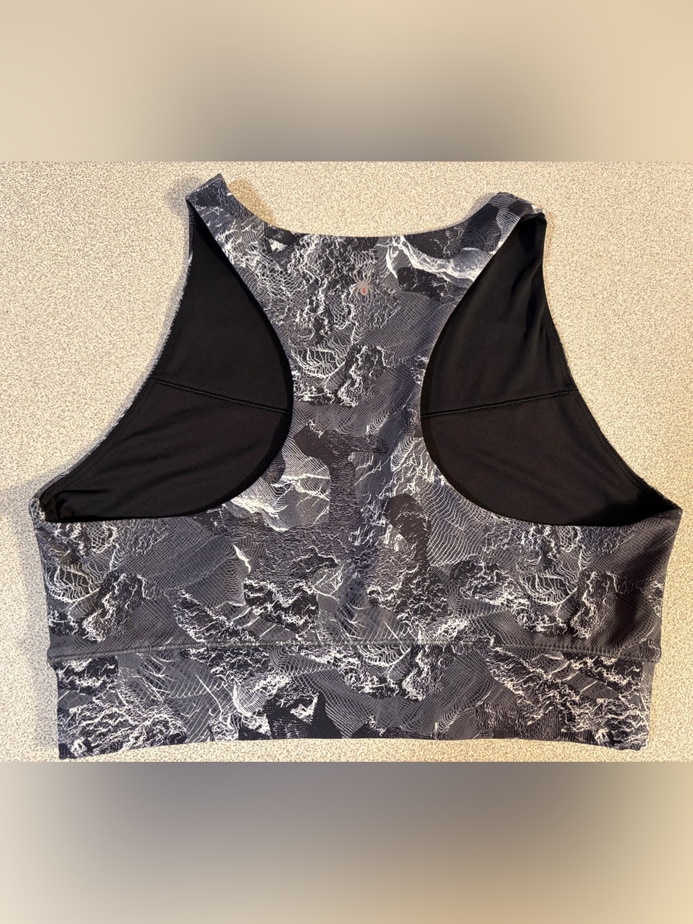 Women's Spyder Black & Gray Racerback Sports Bra